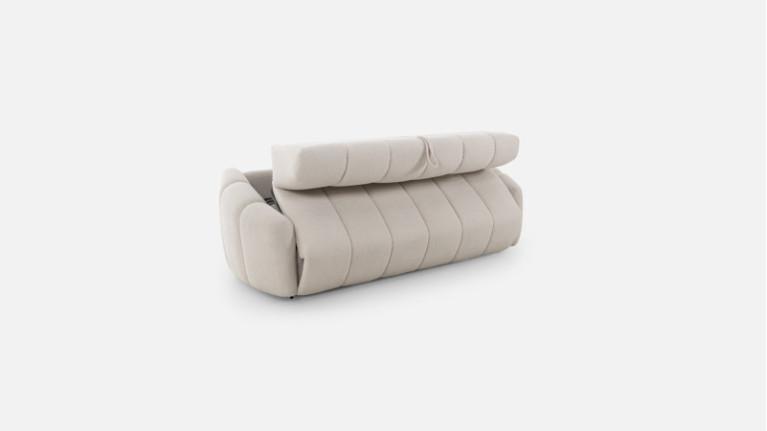 Sofa-bed TEDDY | Welcoming curves and generous dimensions