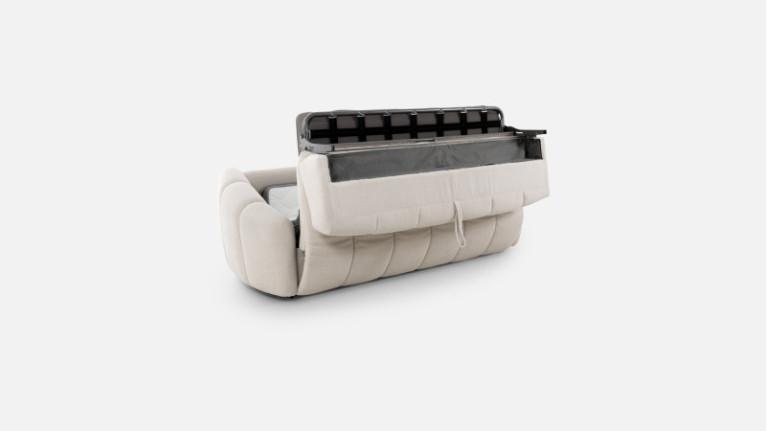 Sofa-bed TEDDY | Welcoming curves and generous dimensions