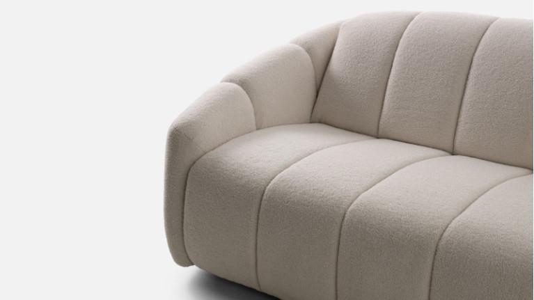 Sofa-bed TEDDY | Welcoming curves and generous dimensions