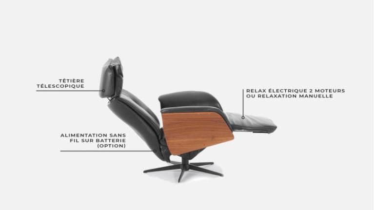 DETROIT electric recliner | Fauteuil relax confort