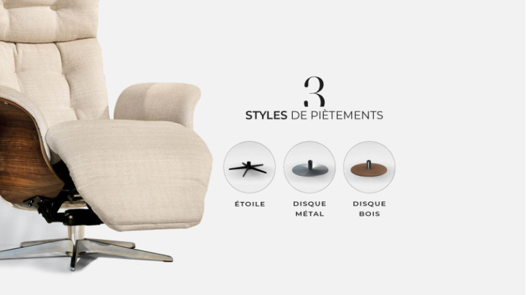 DETROIT leather electric recliner