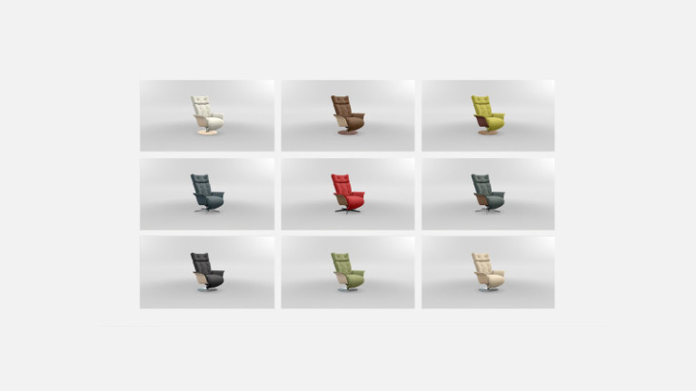 DETROIT leather electric recliner