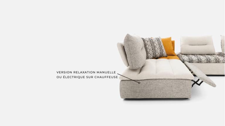 BYBLOS big electric rocking and relaxing armchair | Salon design