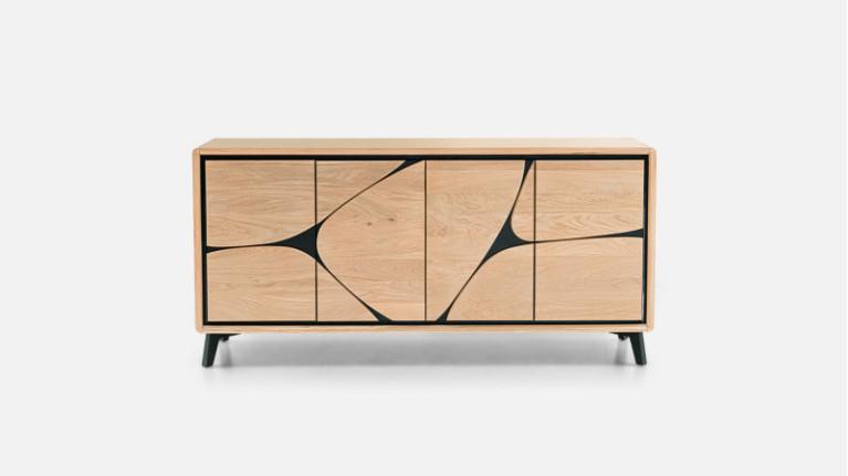 4 door sideboard FRANCE | Savoir-faire artisanale