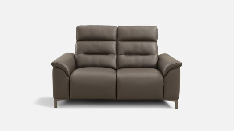 2-seater leather sofa ALBATROS | Confort Moelleux