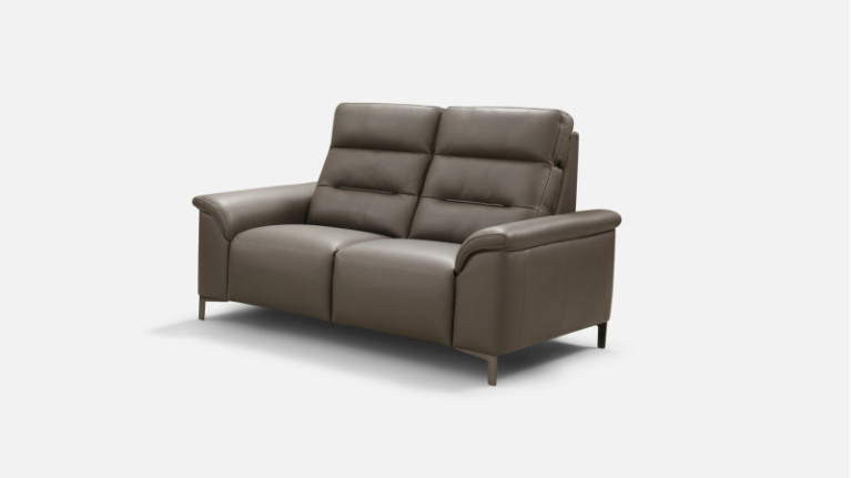 2-seater leather sofa ALBATROS | Confort Moelleux