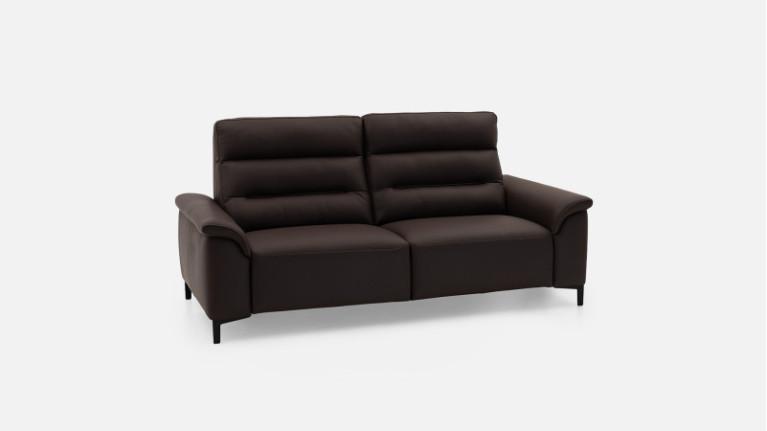 3-seater leather sofa ALBATROS | Soft comfort