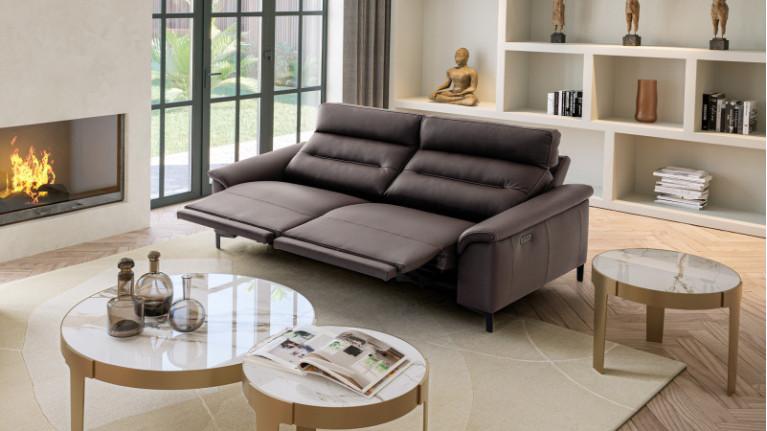 Electric recliner sofa ALBATROS | Fully equipped