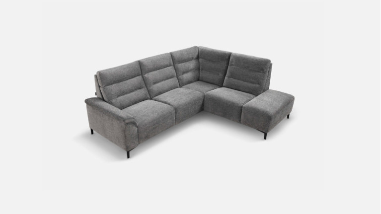 Canapé d'angle tissu ALBATROS | Confort moelleux
