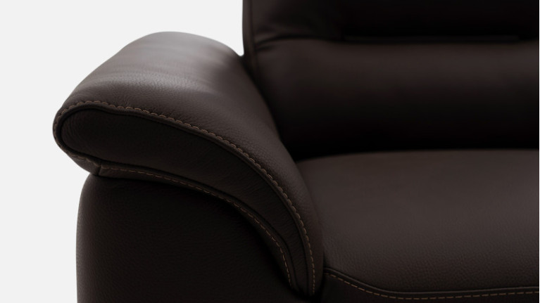 Leather armchair ALBATROS | Soft comfort