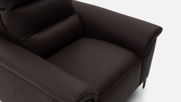 Leather armchair ALBATROS | Soft comfort