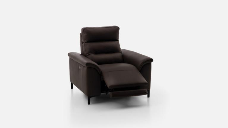 Leather electric recliner ALBATROS | Soft comfort