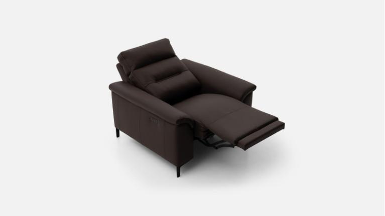 Leather electric recliner ALBATROS | Soft comfort