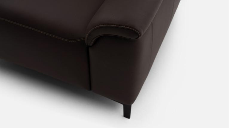 Leather electric recliner ALBATROS | Soft comfort