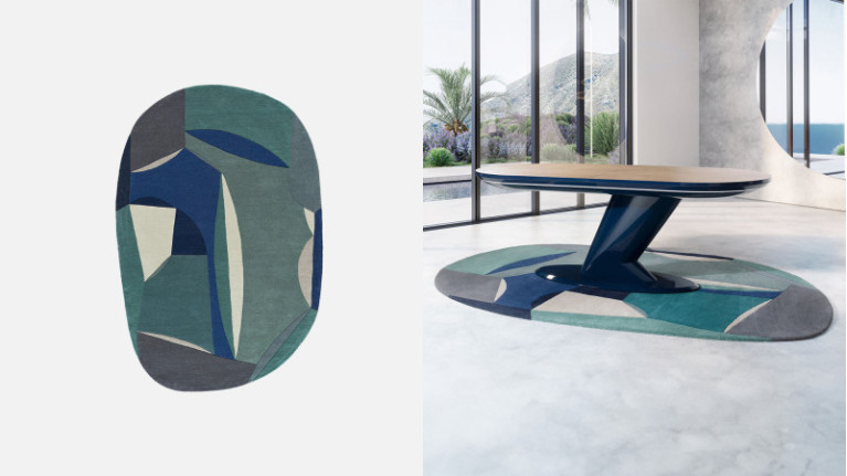 POLIA SHAPE| Oval rug in 100% wool