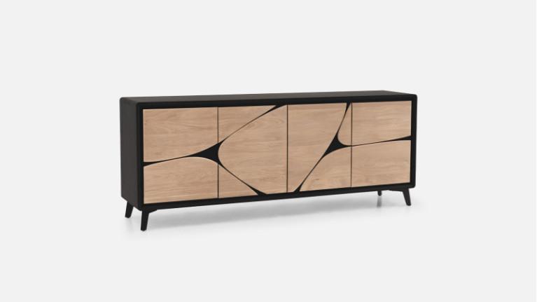 4 door sideboard FRANCE | Savoir-faire artisanale