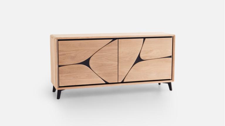 2-door sideboard coplanar FRANCE | Savoir-faire artisanale