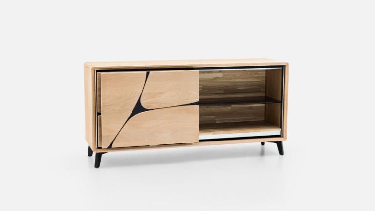 2-door sideboard coplanar FRANCE | Savoir-faire artisanale