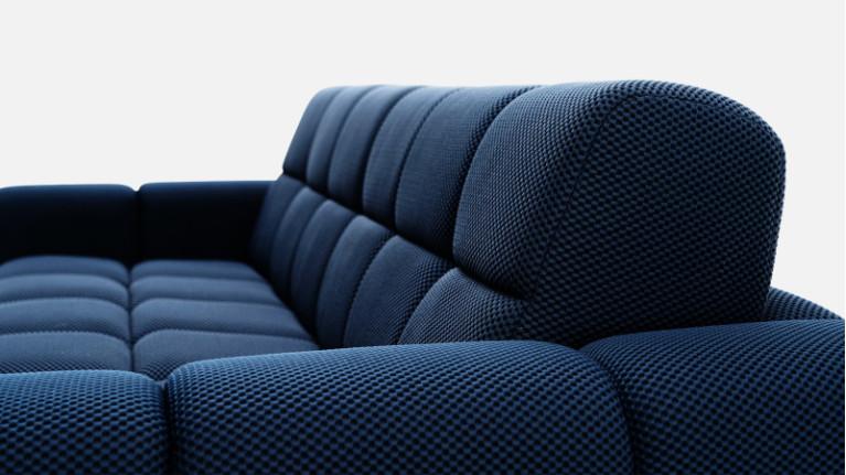 TETRIS fabric sofa bed | Contemporary design