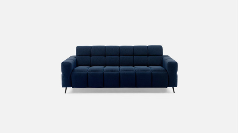Sofa 3 seater 3D fabric TETRIS | Contemporary design