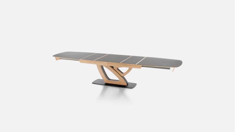 Extendable rectangular dining table FRANCE | Chêne Massif