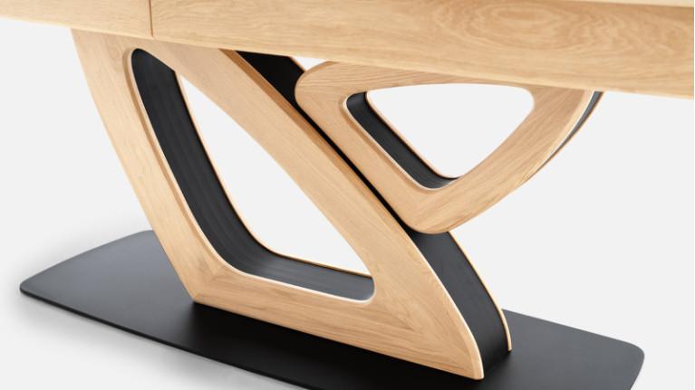 Extendable rectangular dining table FRANCE | Chêne Massif