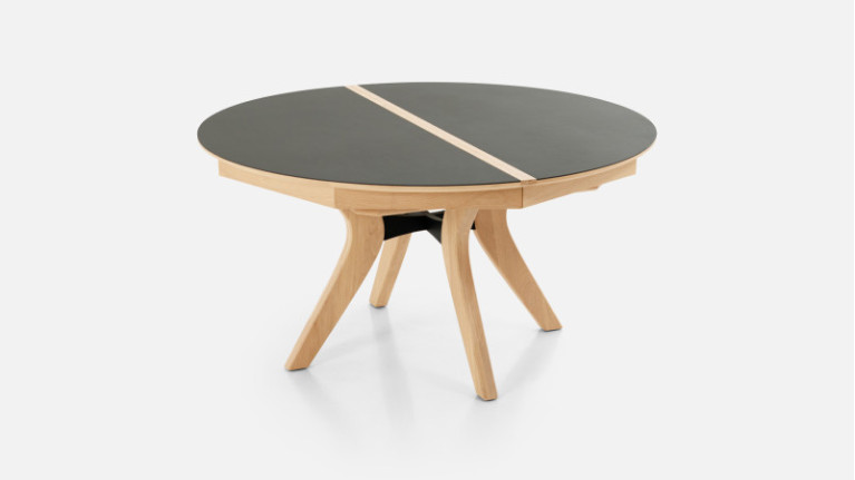 Table de repas extensible ronde FRANCE | Chêne Massif