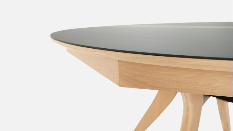 Round extendable dining table FRANCE | Chêne Massif