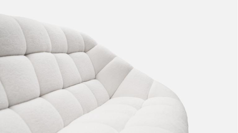 3-seater sofa DIAMANT fabric | A refined interior