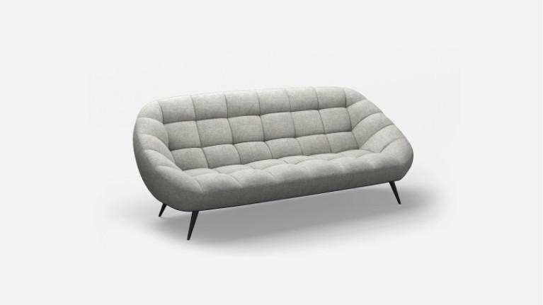 3-seater sofa DIAMANT fabric | A refined interior