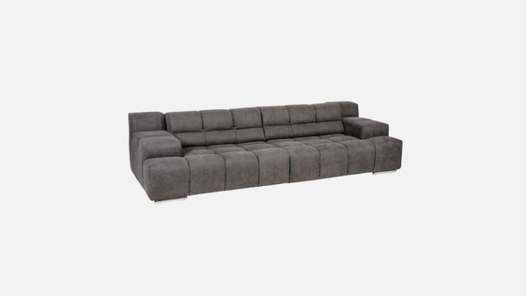 TEMPLE 3-seater modular sofa with adjustable seat depth