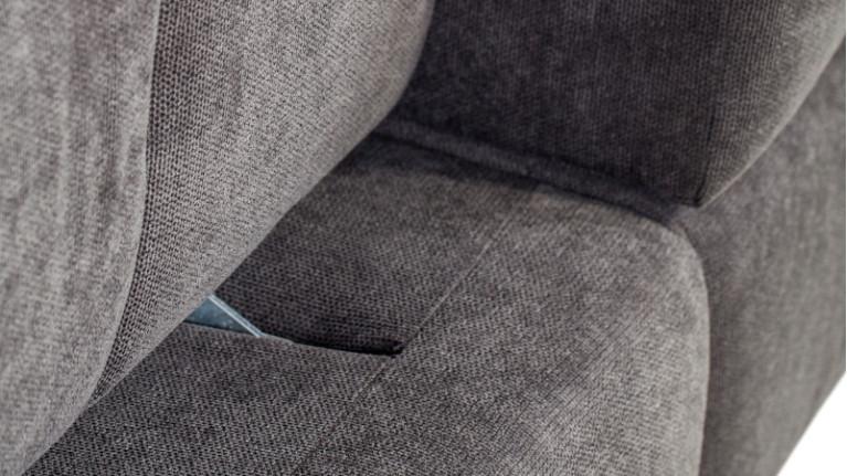 TEMPLE 3-seater modular sofa with adjustable seat depth