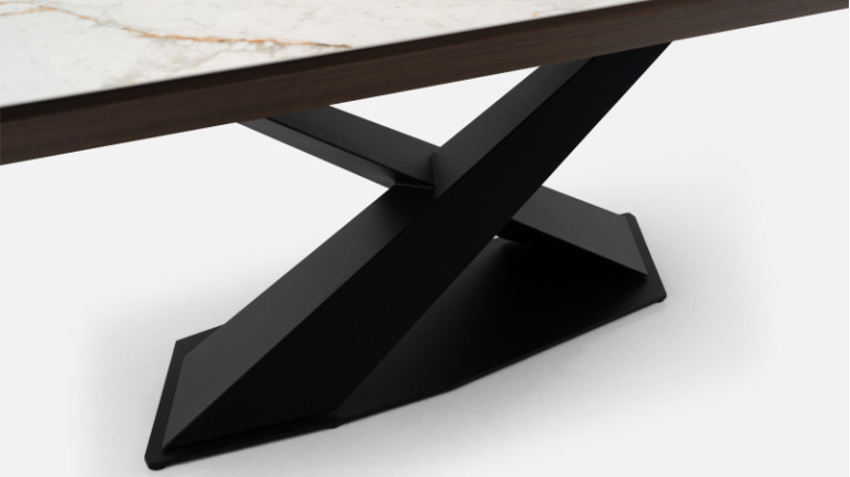 Table de repas céramique blanche ECLIPSE | Une salle à manger haut de gamme