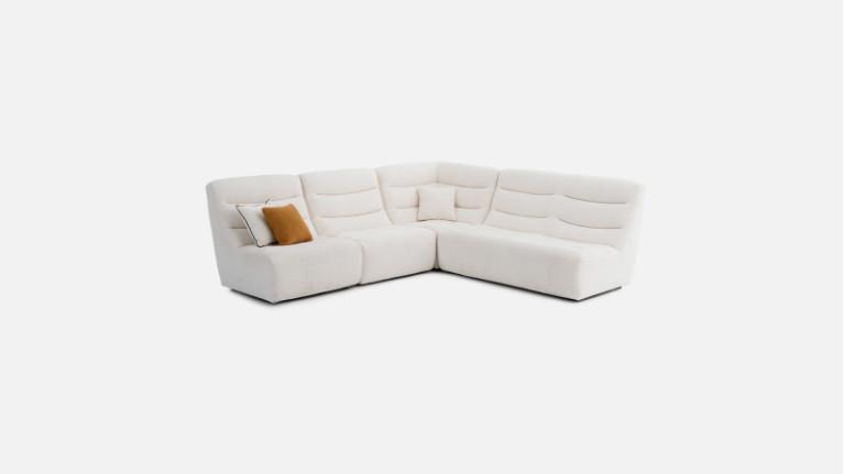 LOTUS Modular Fabric Fireside Chair | Tout confort