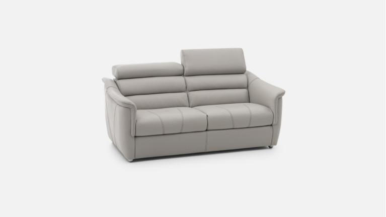 2-seater leather sofa WINSTON | Italian elegance