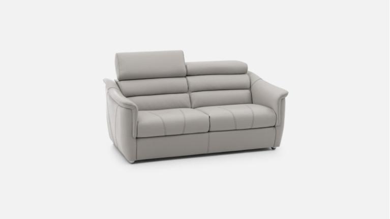 2-seater leather sofa WINSTON | Italian elegance