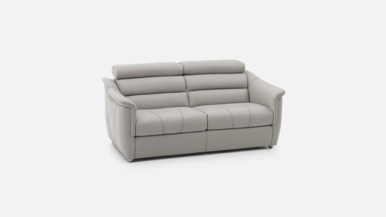 2-seater leather sofa WINSTON | Italian elegance