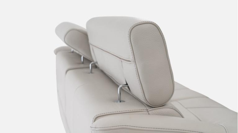 2-seater leather sofa WINSTON | Italian elegance