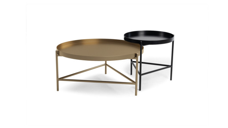 MIA black or gold coffee table