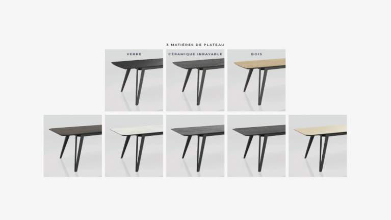 INDUS extendable dining table | A top-of-the-range dining room