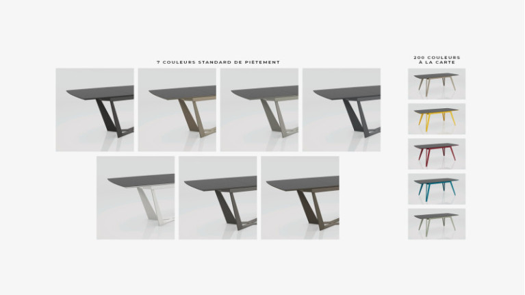 CROSS| Extendable dining table A top-of-the-range dining experience