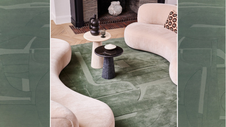 Carpet COLLAGE ECUREUIL| subtle play of reliefs and shadows