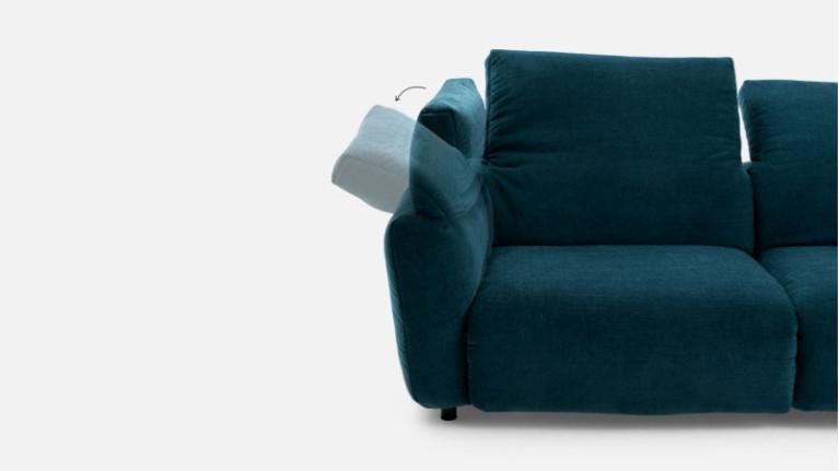 TOKYO fabric corner recliner sofa | Optimum comfort