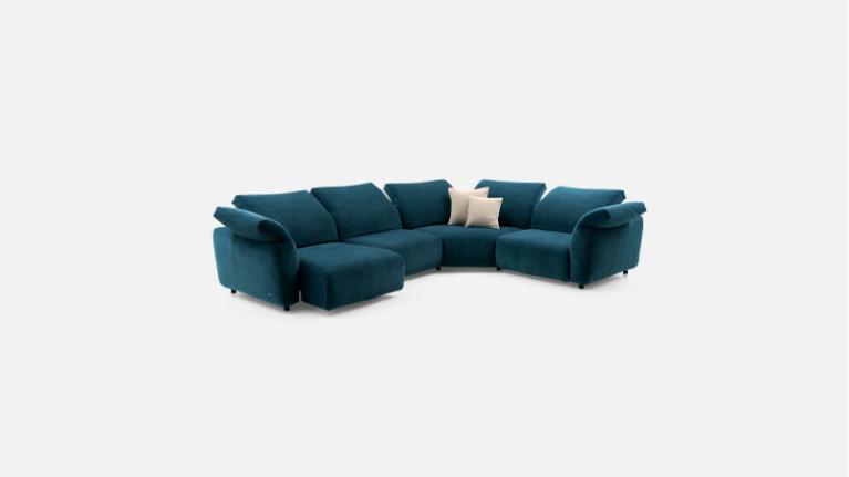 TOKYO fabric corner recliner sofa | Optimum comfort