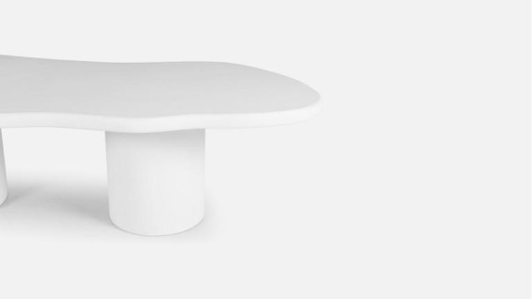 Coffee table PICASSO | Waxed concrete effect