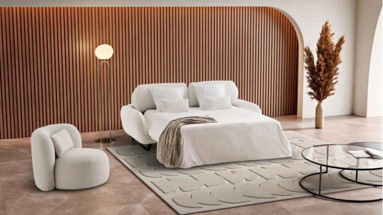 BOHEME fabric sofa bed | Organic design