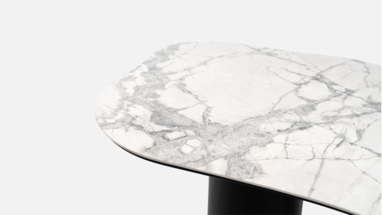 Ceramic dining table PICASSO | Scratch-resistant ceramic