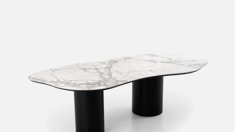 Ceramic dining table PICASSO | Scratch-resistant ceramic
