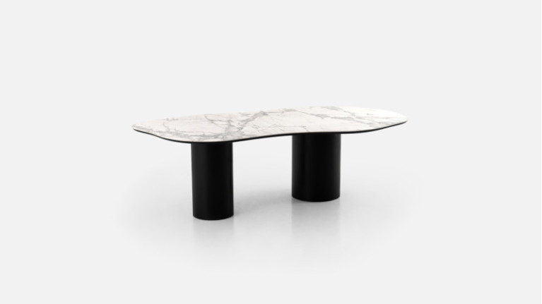 Ceramic dining table PICASSO | Scratch-resistant ceramic