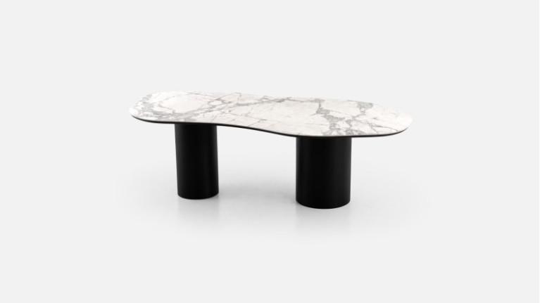 Ceramic dining table PICASSO | Scratch-resistant ceramic